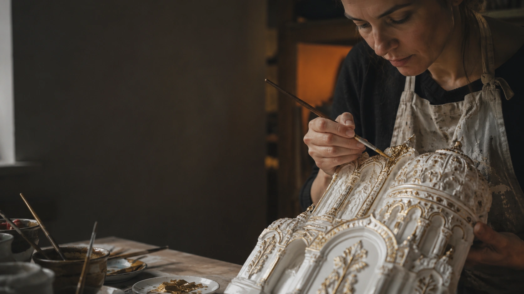 Artisanal Porcelain Desktop