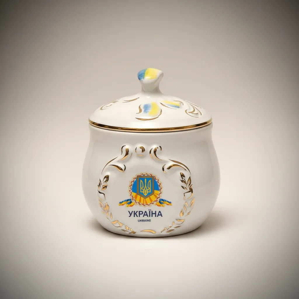 Sugar bowl 'Heraldica' - view 1